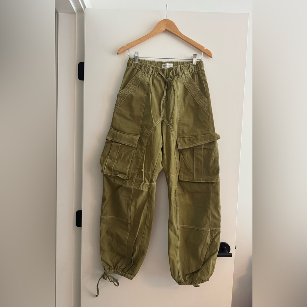 Zara Olive Green Women’s Cargo Pants
